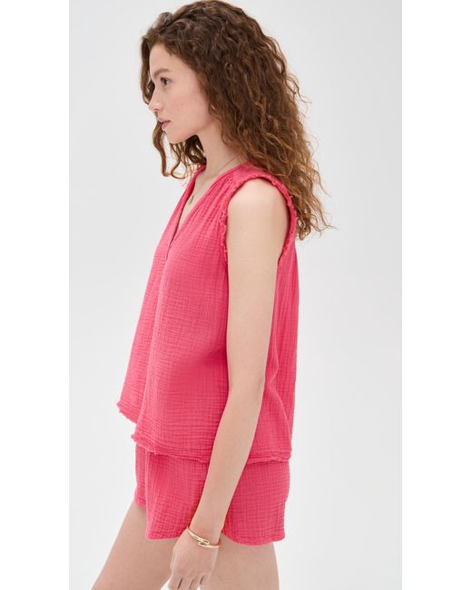 Xirena Pink Evva Top