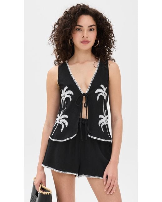 4th & Reckless Black Kenna Top