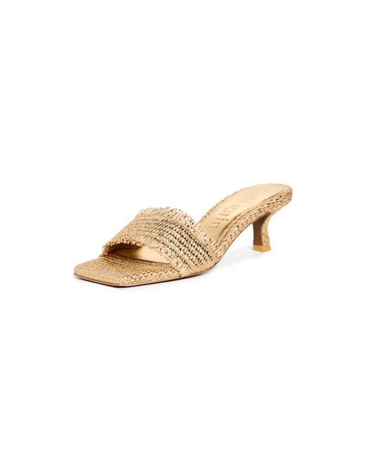 Cult Gaia Metallic Ada Sandals