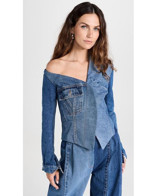 A.W.A.K.E. MODE A. W.a. K.e. Mode Upcycled Denim Off