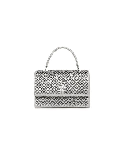 Tory Burch Multicolor Kira Satin Embellished Mini Top Handle Bag