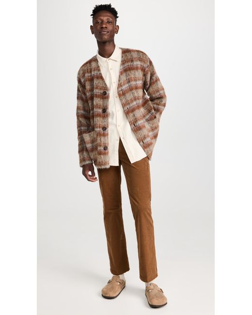 Our Legacy Mohair Cardigan in Natural for Men | Lyst