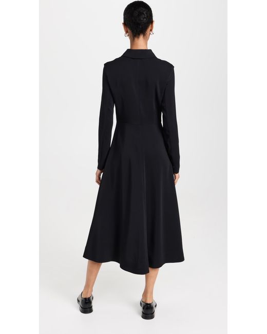 Co. Black Long Sleeve Shirt Dress