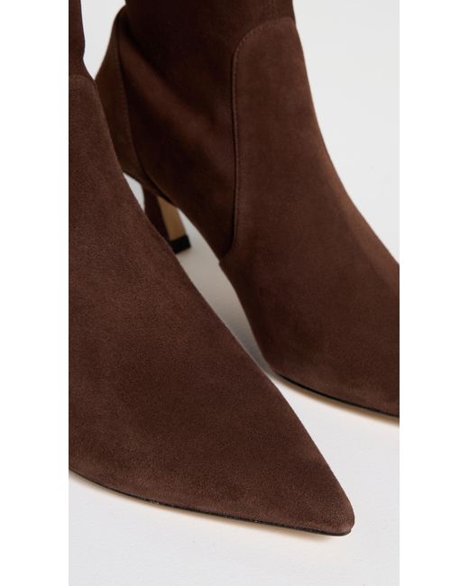 Stuart Weitzman Brown Vinnie 50 Booties