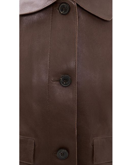 Arma Brown Vintage Leather Jacket