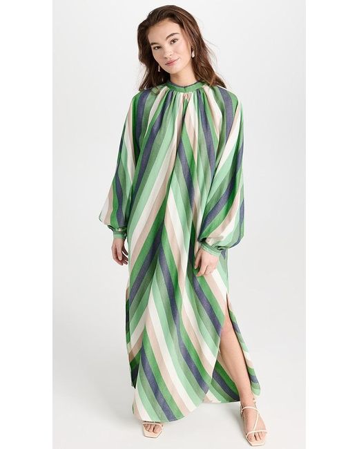 Marrakshi Life Nero Collar Touareg Dress in Green | Lyst