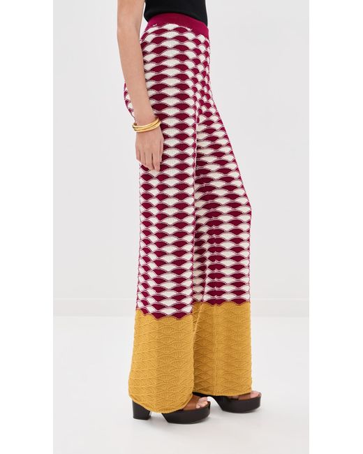 LaDoubleJ Red Sunset Pants