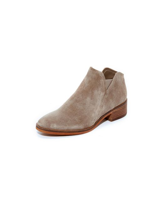 Dolce Vita Brown Tay Suede Booties