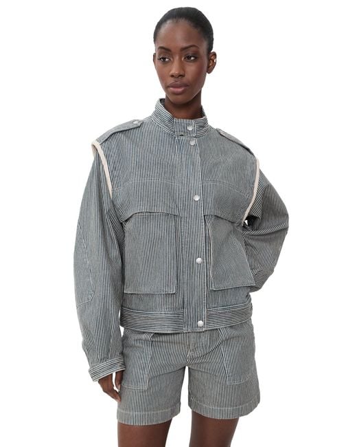 Isabel Marant Gray Edany Jacket