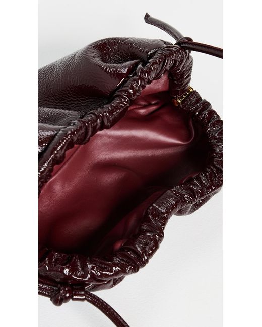Mansur Gavriel Brown Mini Cloud Clutch