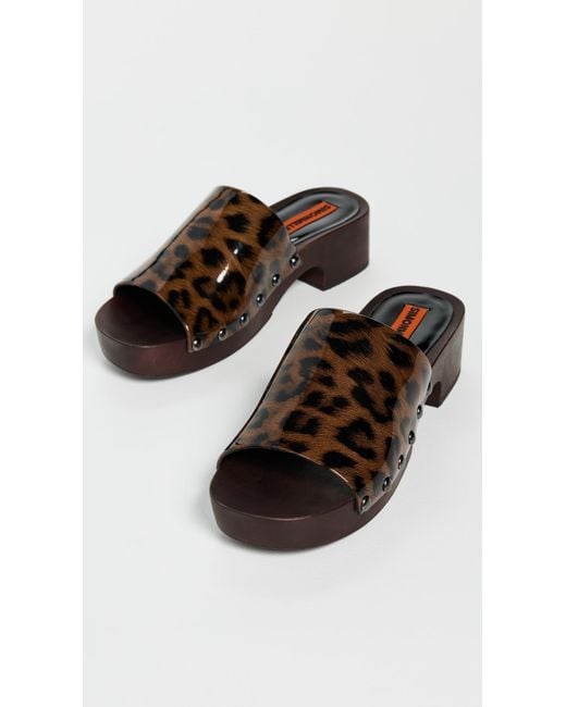 Simon Miller Multicolor Rio Wood Platform Clogs