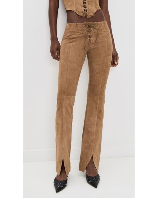 Miaou Natural Element Suede Pants