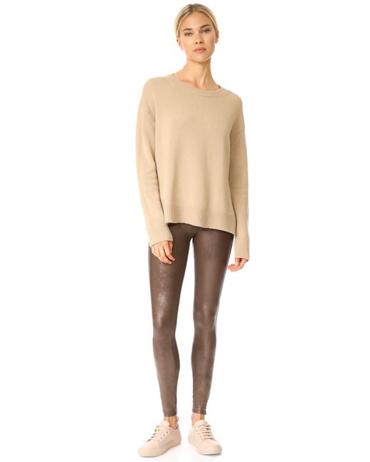 Spanx brown leggings