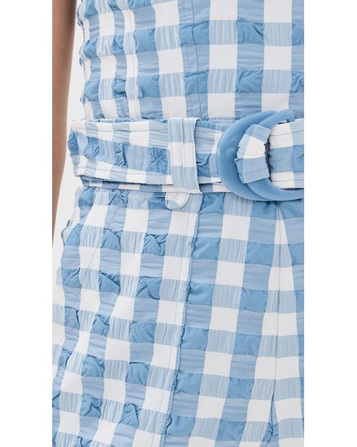Jonathan Simkhai Blue Kai Bustier Romper