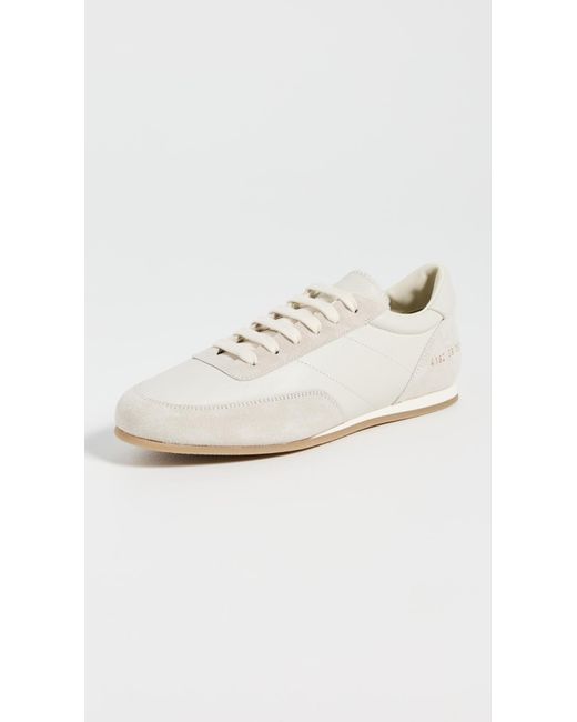 Common Projects White Minimal Runner Sneakers