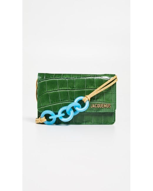 Jacquemus Green Le Sac Riviera Bag