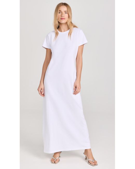 Leset White Margo Maxi Dress