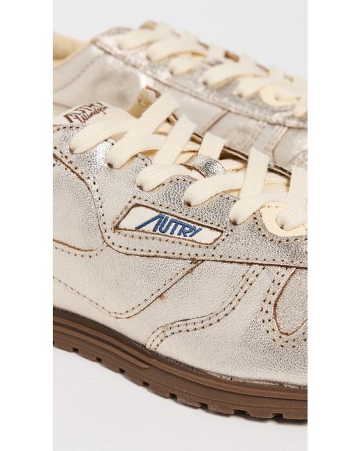 Autry White Windspin Low Sneakers