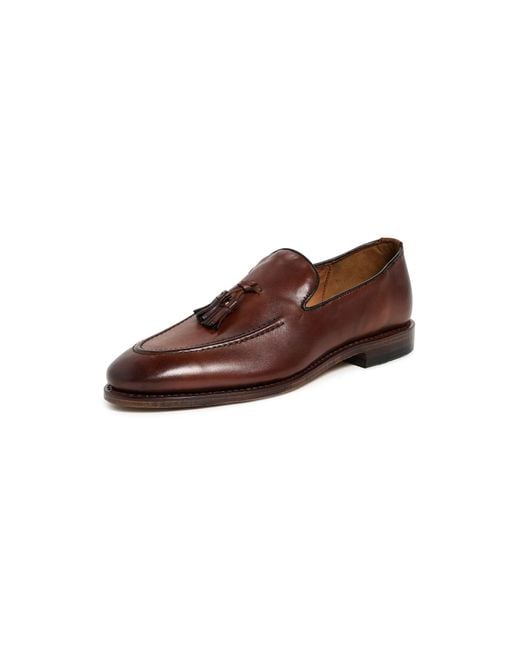 Allen Edmonds Brown Randolph Tassel Loafers for men