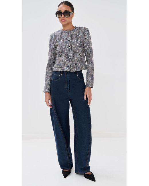 Veronica Beard Blue Andrea Jacket