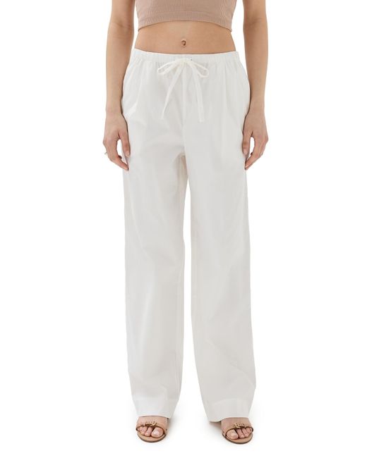 Reformation White Reforation Icah Pant