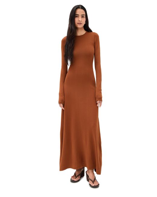 Solid & Striped Brown The Dora Dress