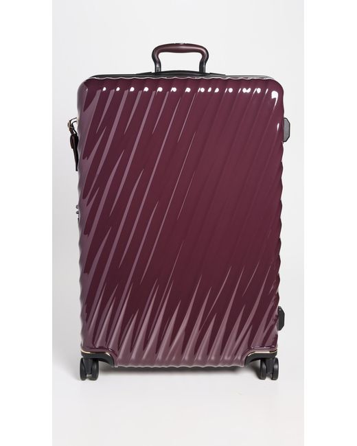 Tumi Purple 19 Degree Extended Trip Expandable 4 Wheel Packing Suitcase