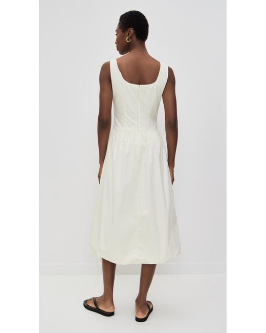 Bailey Rose White Bubble Hem Dress