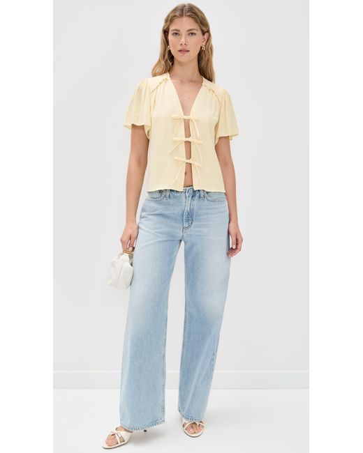 Ramy Brook Blue Selene Top
