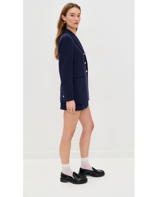 Le Bos Blue Thalia Blazer