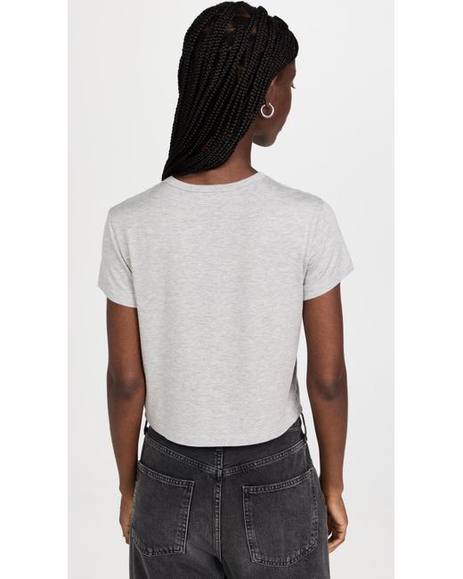 Agolde Black Adine Shrunken Tee