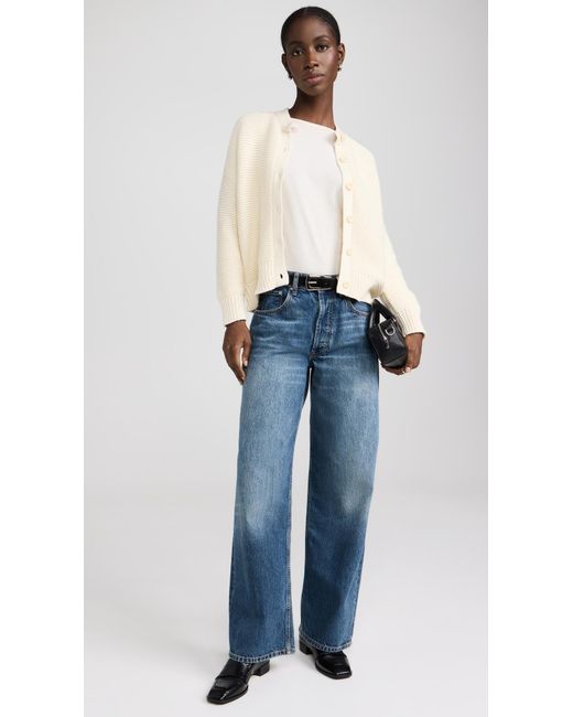 Alex Mill Blue Nico Chunky Cardigan