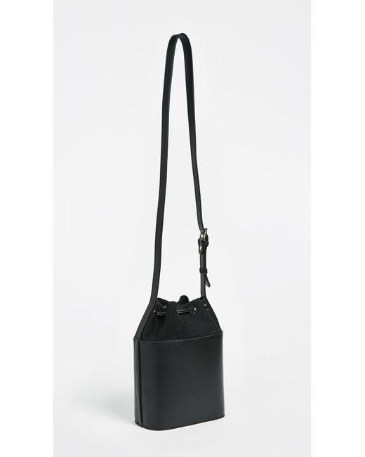 A.P.C. Sac Clara Bucket Bag in Black | Lyst