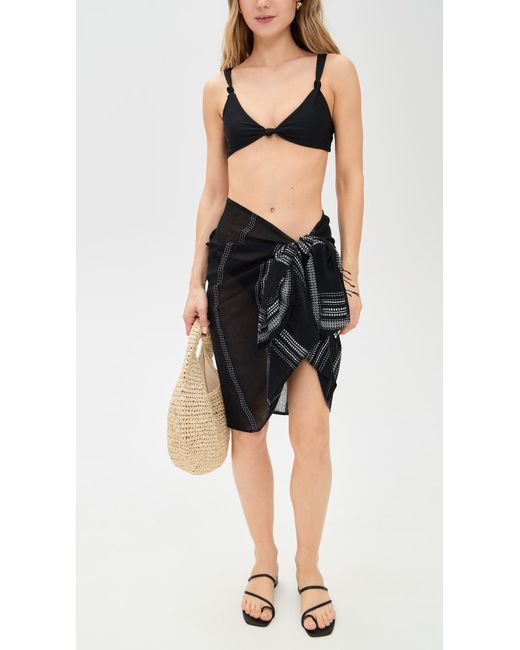 Lemlem Black Lema Sarong