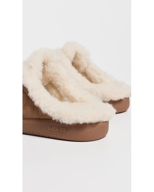Back 70 White Easter Fl Sneaker Mules