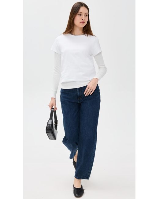 Re/done White Classic Tee