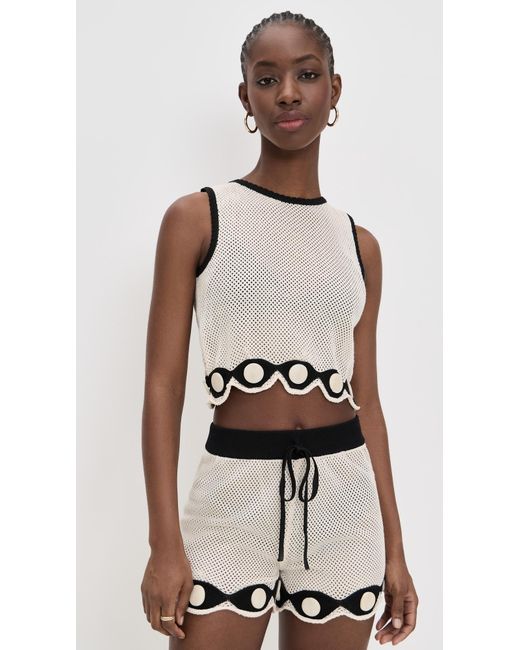 AZULU Black Rocio Top