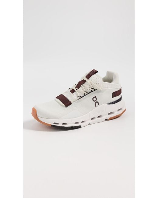 On Shoes White Cloudnova 2 Sneakers