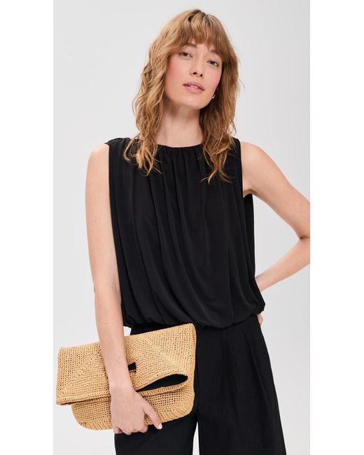 Vince Black Bubble Top