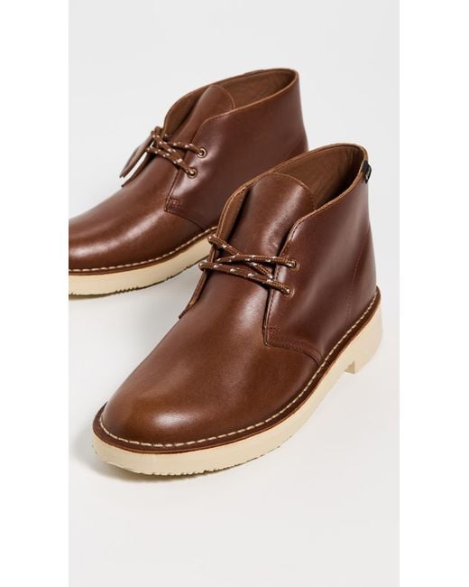 Clarks Brown Goretex Desert Boots for men