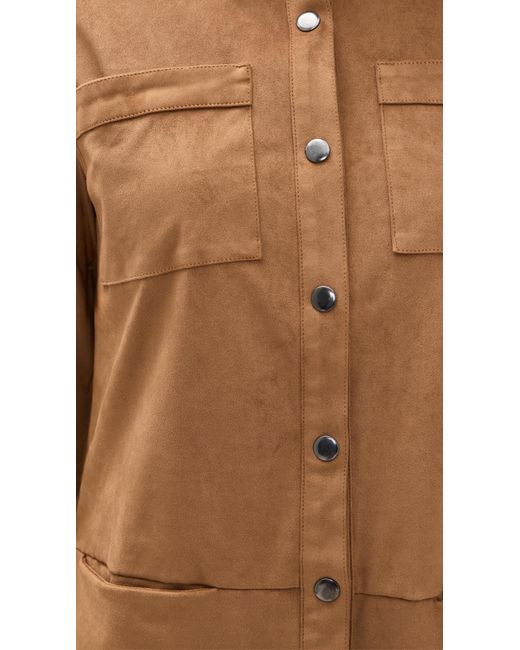 Saylor Gray Kingston Faux Suede Mini Dress