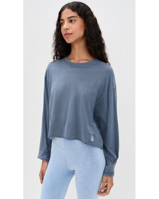Fp Movement Blue Inspire Layer Tee