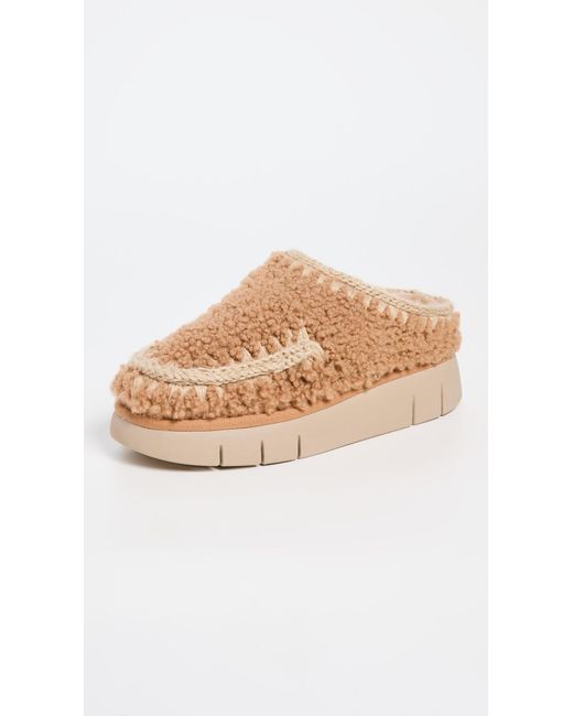 Mou Multicolor Bounce Maxi Stitching Clogs