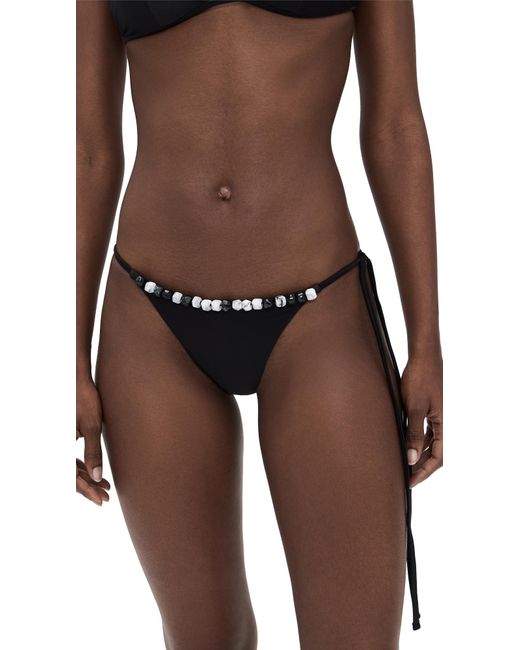 Sir Black Baci Beaded String Bikini Bottoms