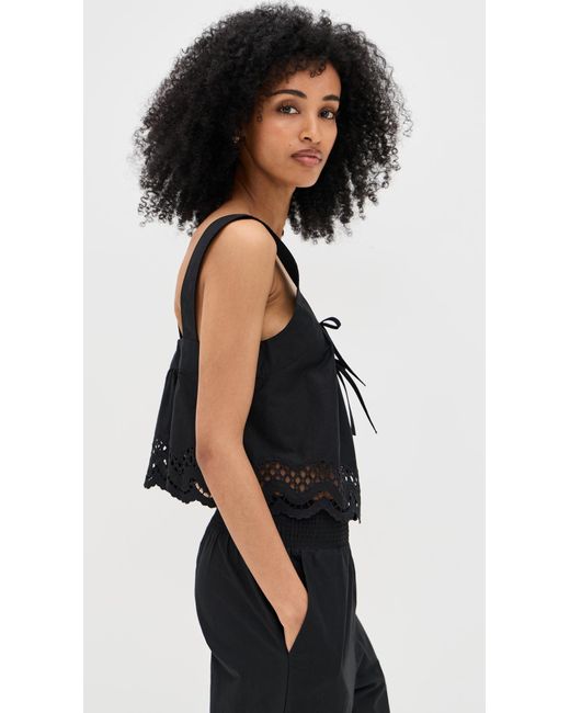 Rails Black Blythe Top