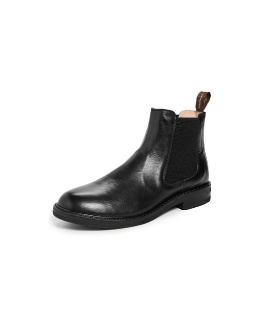 Astorflex Men's Black Kudoflex Leather Chelsea Boots