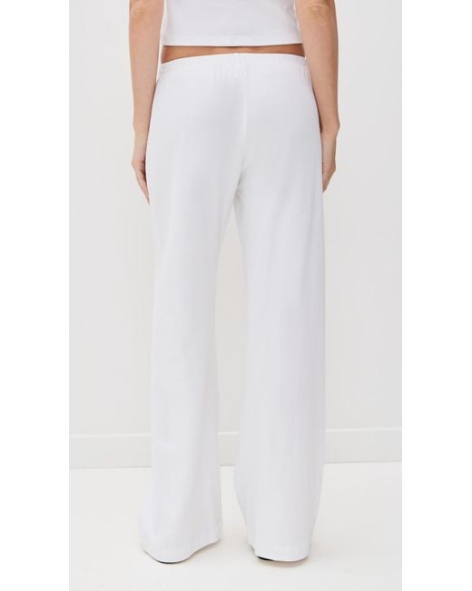 Leset White Nando Lounge Pants