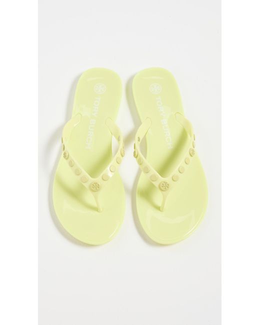 tory burch jelly flip flops