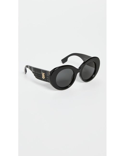 Burberry Margot Sunglasses in Black | Lyst