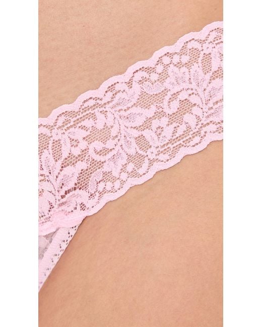 Hanky Panky Black Signature Lace Low Rise 3 Pack